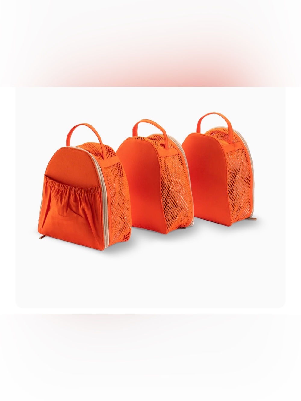 Laflore Paris Packing cube set (trolala) Orange Pack of 3